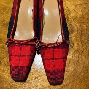Red Plaid Coach Shoes